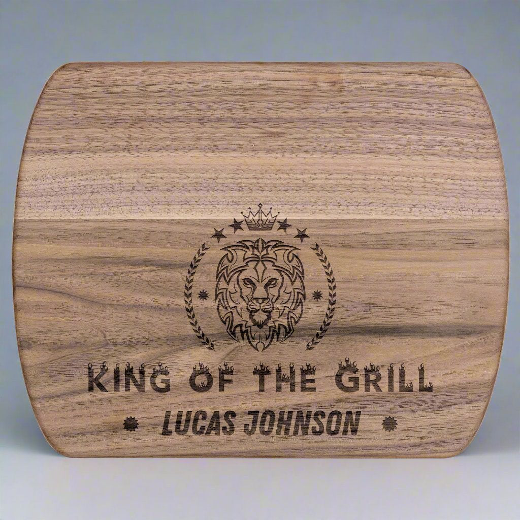 King of the Grill Charcuterie Cutting Board for Dad