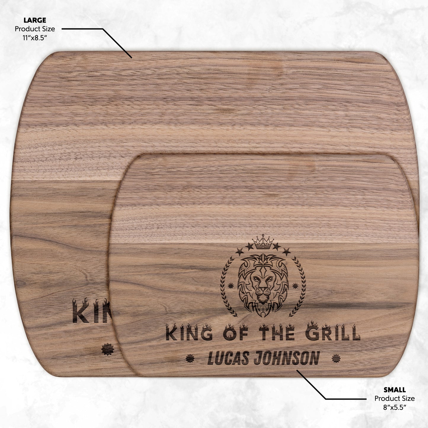 King of the Grill Charcuterie Cutting Board for Dad