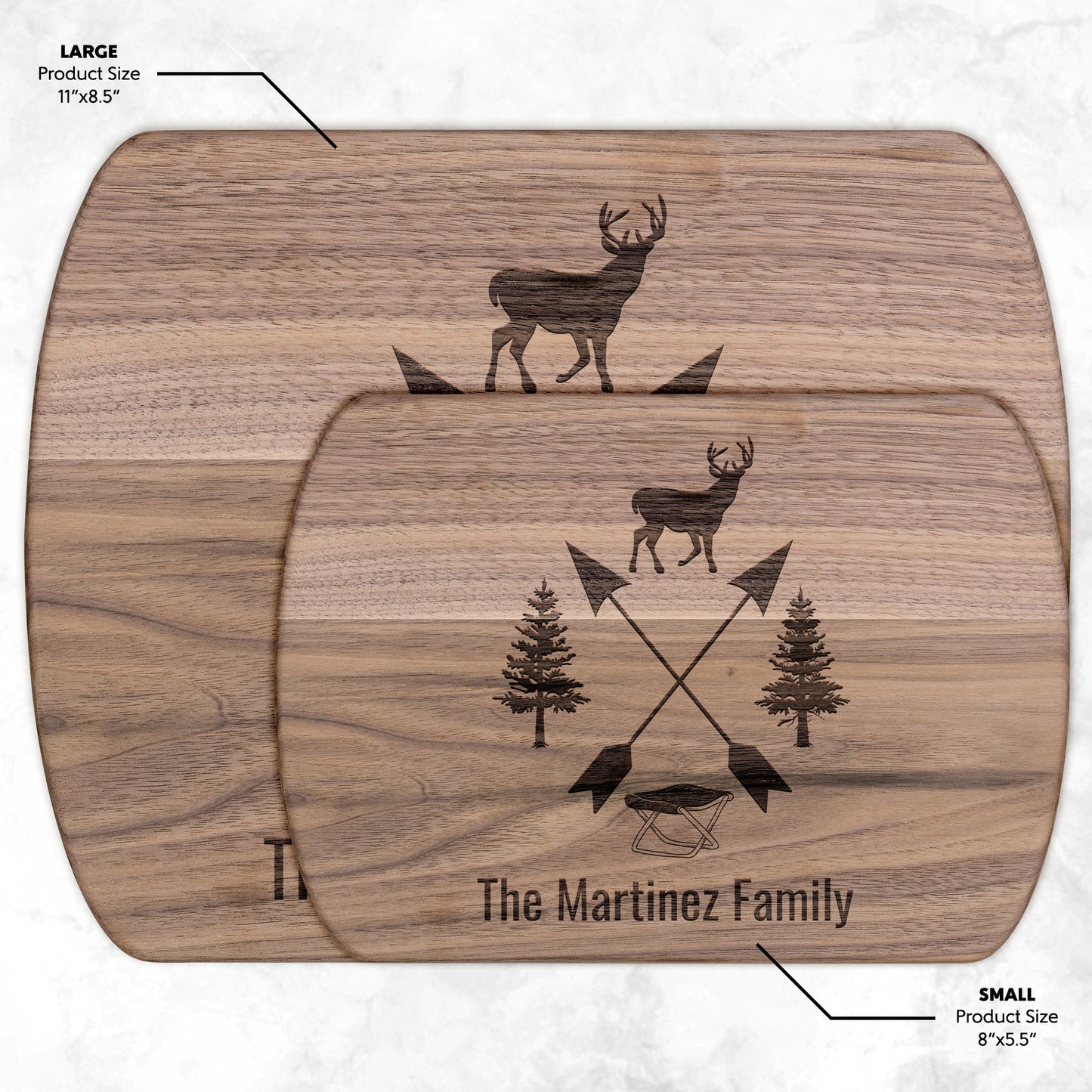 Personalized Charcuterie Cutting Board | Family Gift | Custom Name