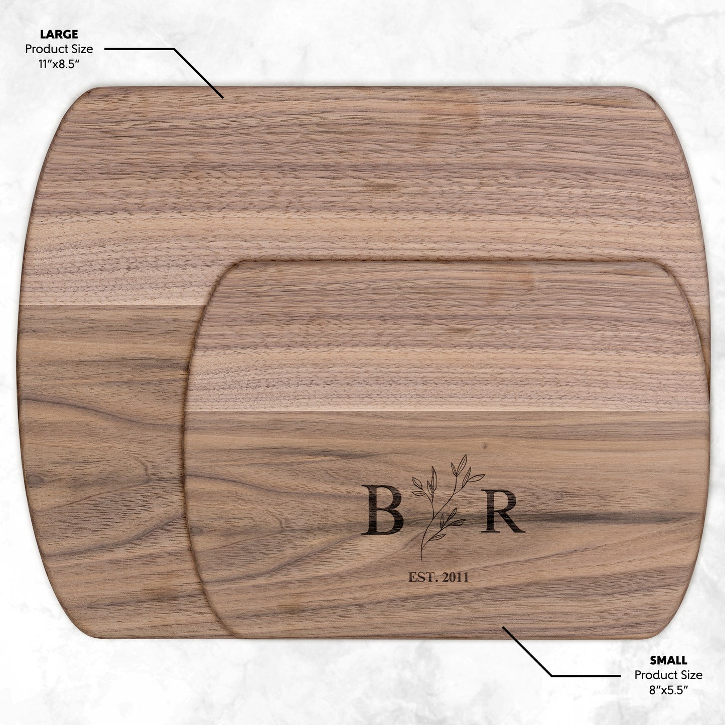 Personalized Cutting Board Wedding Gift | Hardwood Charcuterie Board | Unique Christmas Gift | Bridal Shower & Engraved Engagement Present | Housewarming & Kitchen Gift for Mothers
