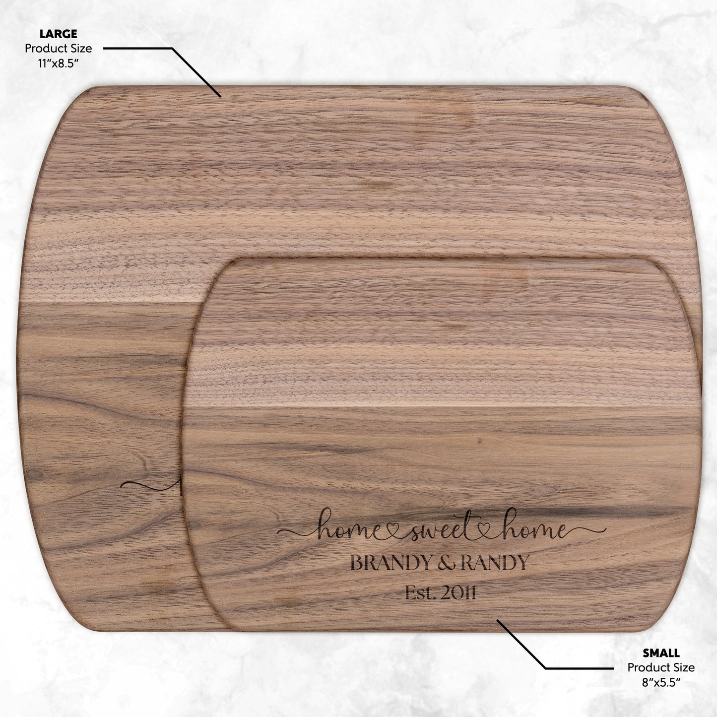 Personalized Cutting Board | Engraved Charcuterie Board | Unique Christmas, Bridal Shower, Housewarming & Kitchen Gift for Moms