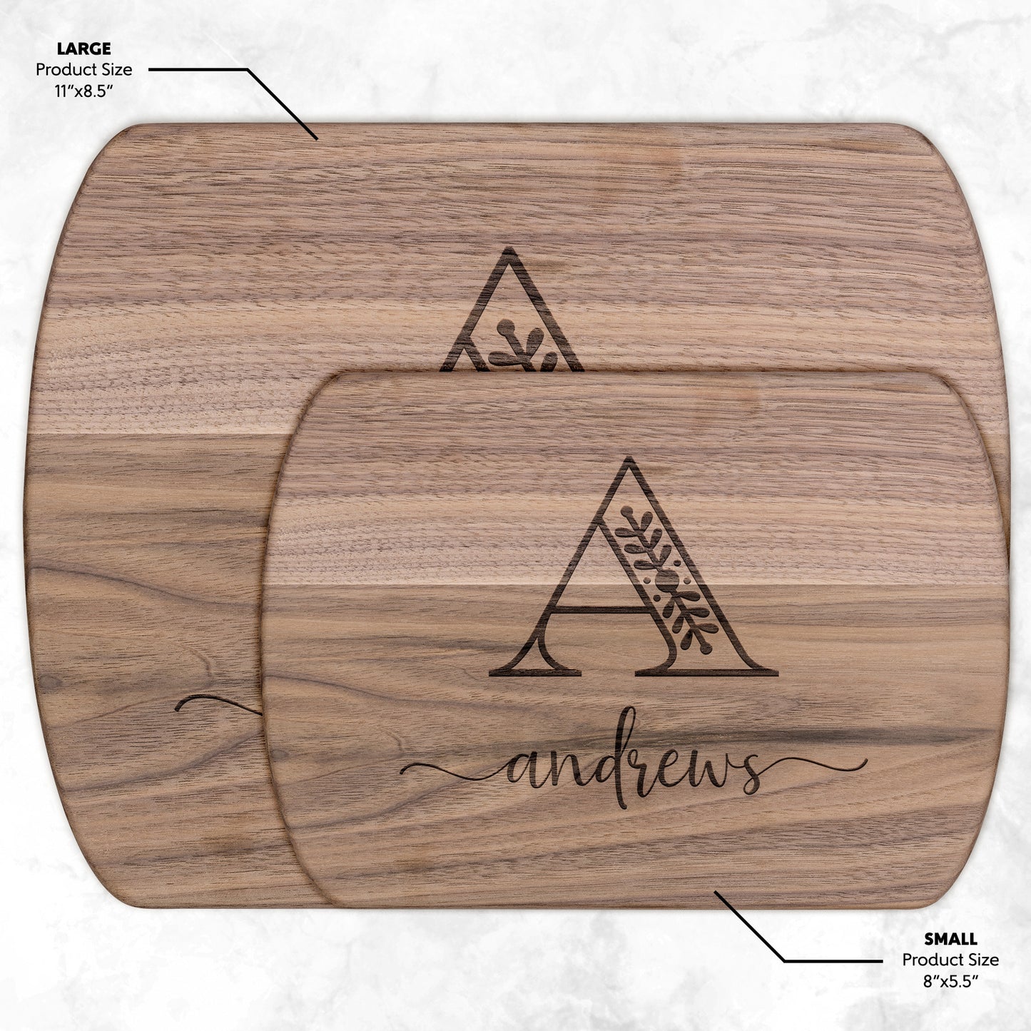 Personalized Cutting Board Wedding Gift | Hardwood Charcuterie Board | Unique Christmas Gift | Bridal Shower & Engraved Engagement Present | Housewarming & Kitchen Gift for Mothers