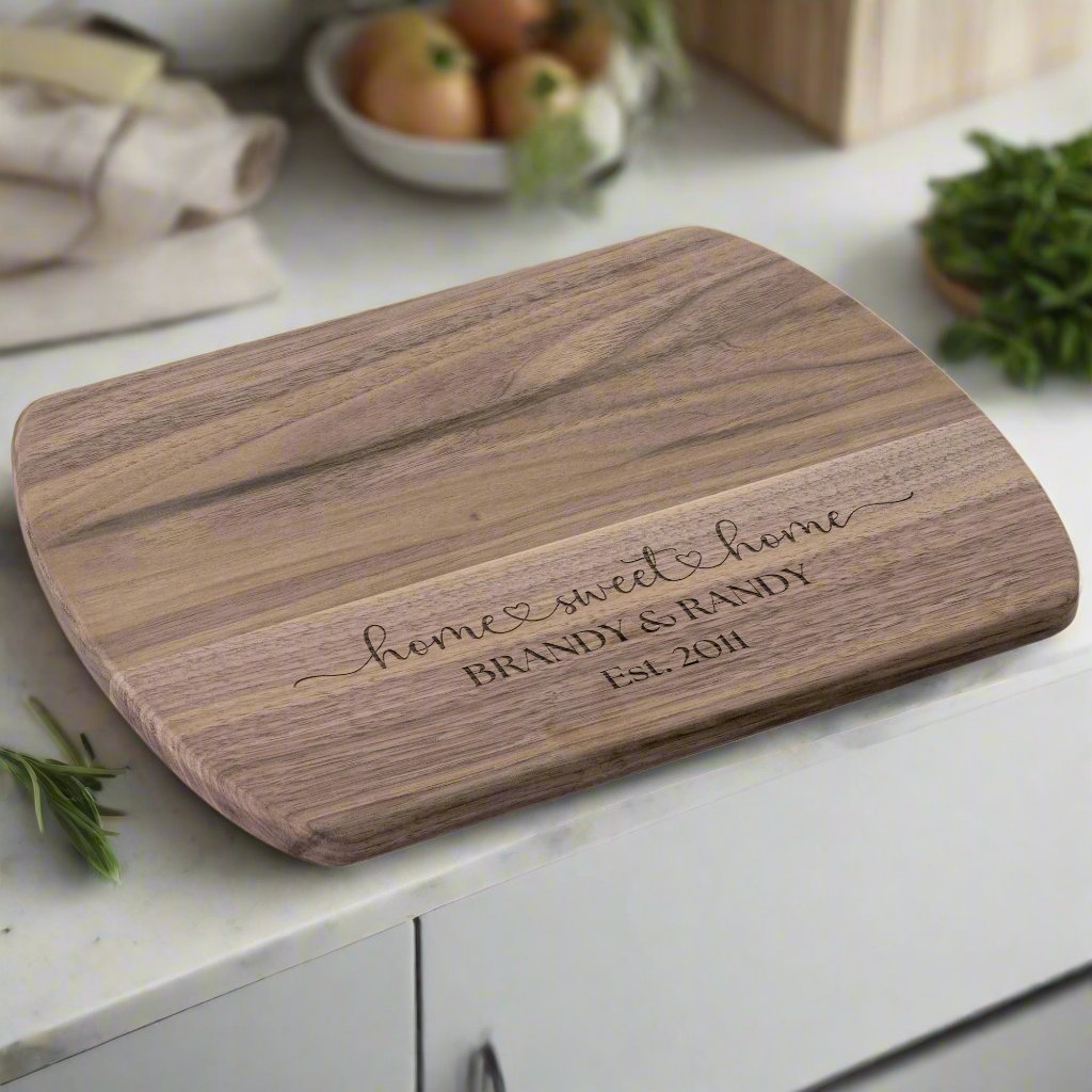Personalized Cutting Board | Engraved Charcuterie Board | Unique Christmas, Bridal Shower, Housewarming & Kitchen Gift for Moms