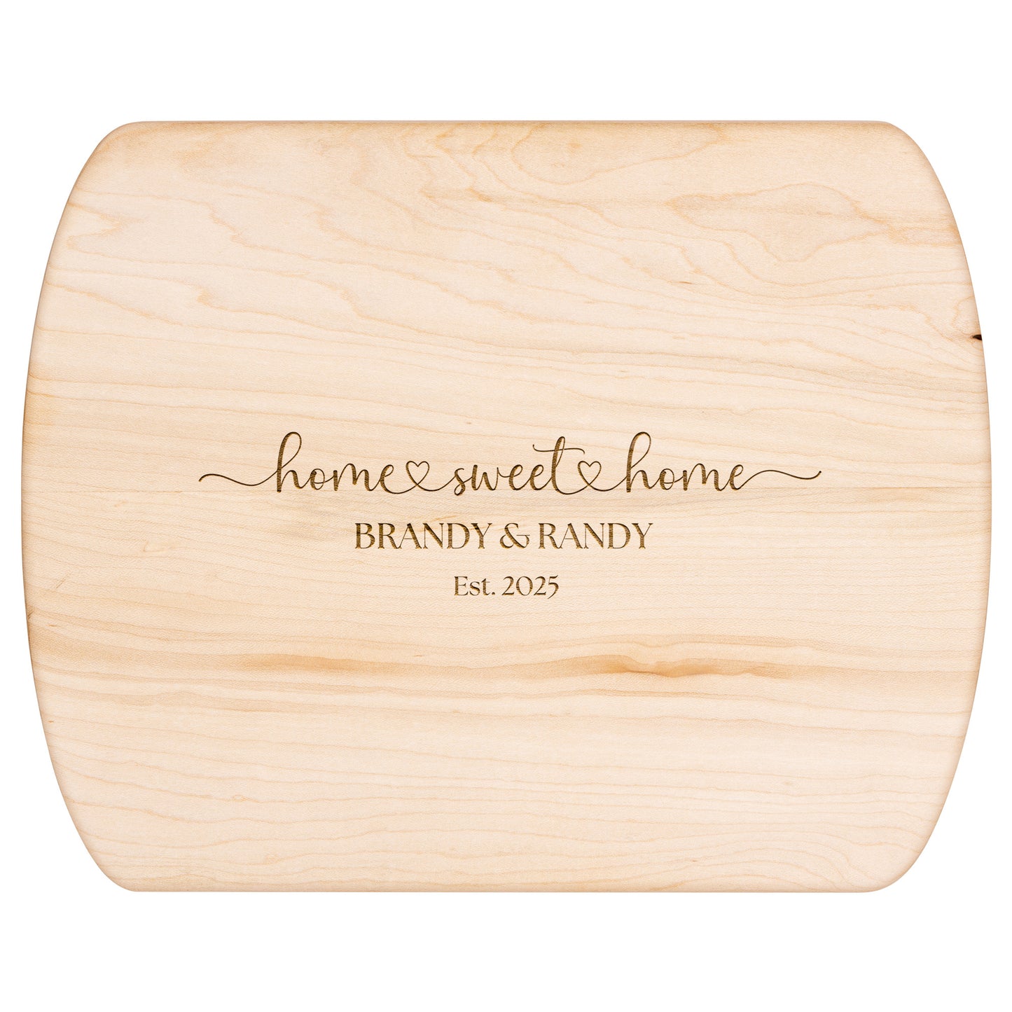 Personalized Cutting Board Wedding Gift | Bamboo Charcuterie Board | Unique Christmas Gift | Bridal Shower & Engraved Engagement Present | Housewarming & Kitchen Gift for Mothers
