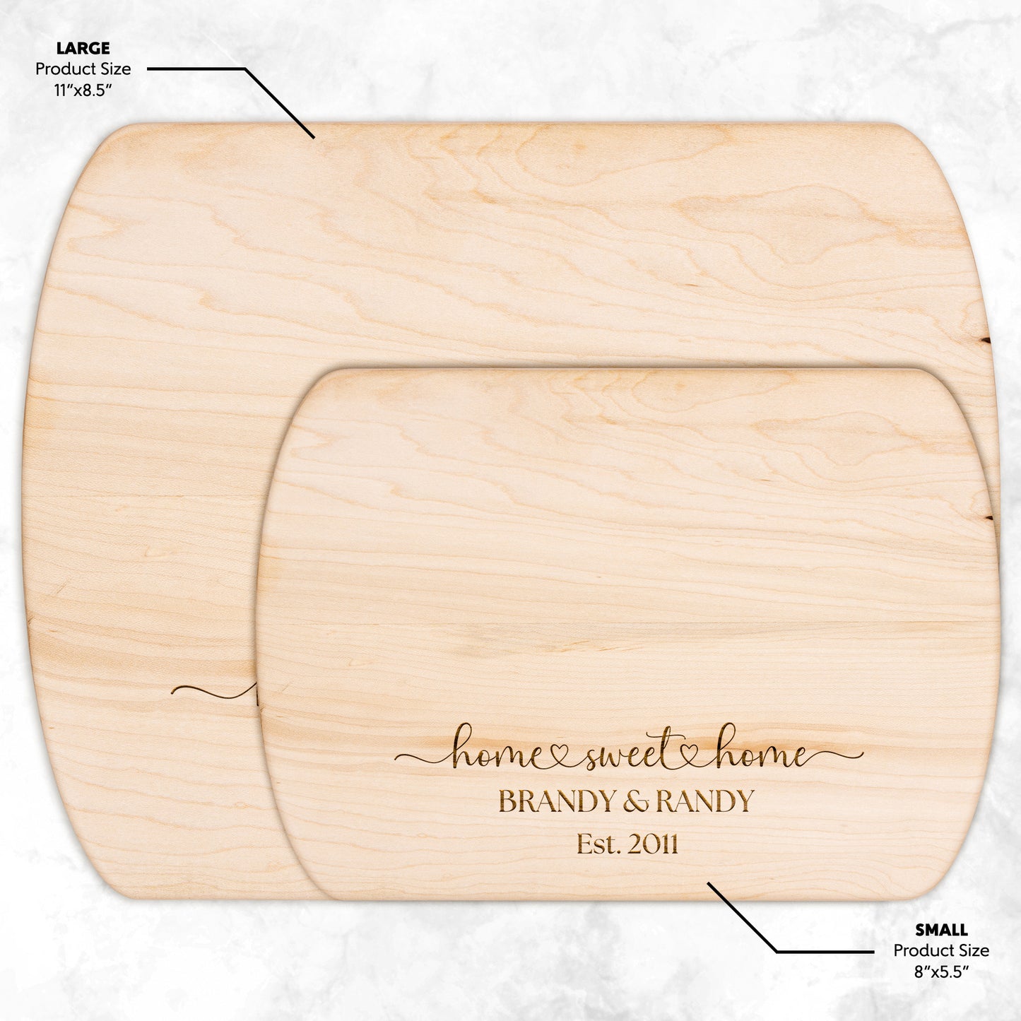 Personalized Cutting Board | Engraved Charcuterie Board | Unique Christmas, Bridal Shower, Housewarming & Kitchen Gift for Moms