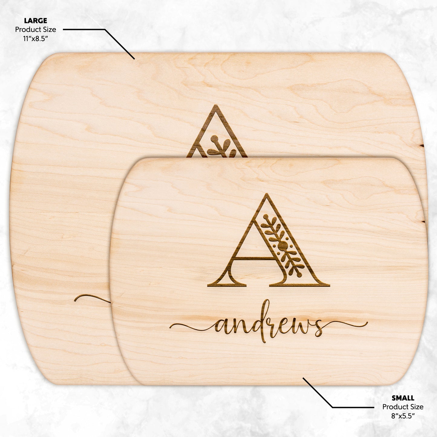 Personalized Cutting Board Wedding Gift | Hardwood Charcuterie Board | Unique Christmas Gift | Bridal Shower & Engraved Engagement Present | Housewarming & Kitchen Gift for Mothers