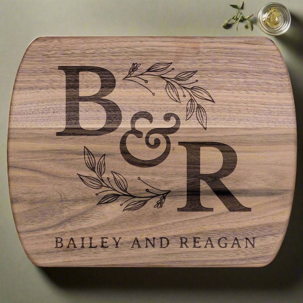 Personalized Monogram Cutting Board