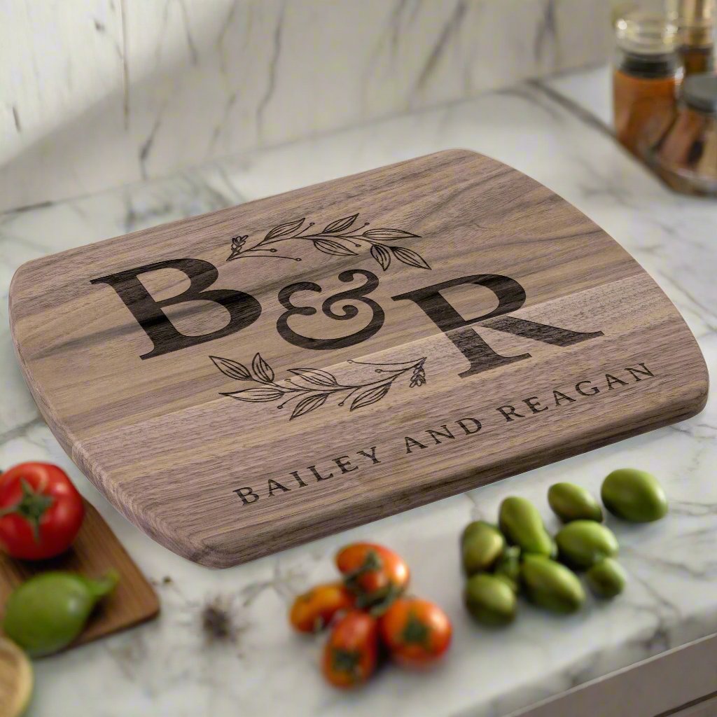 Personalized Monogram Cutting Board