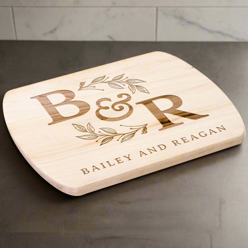 Personalized Monogram Cutting Board