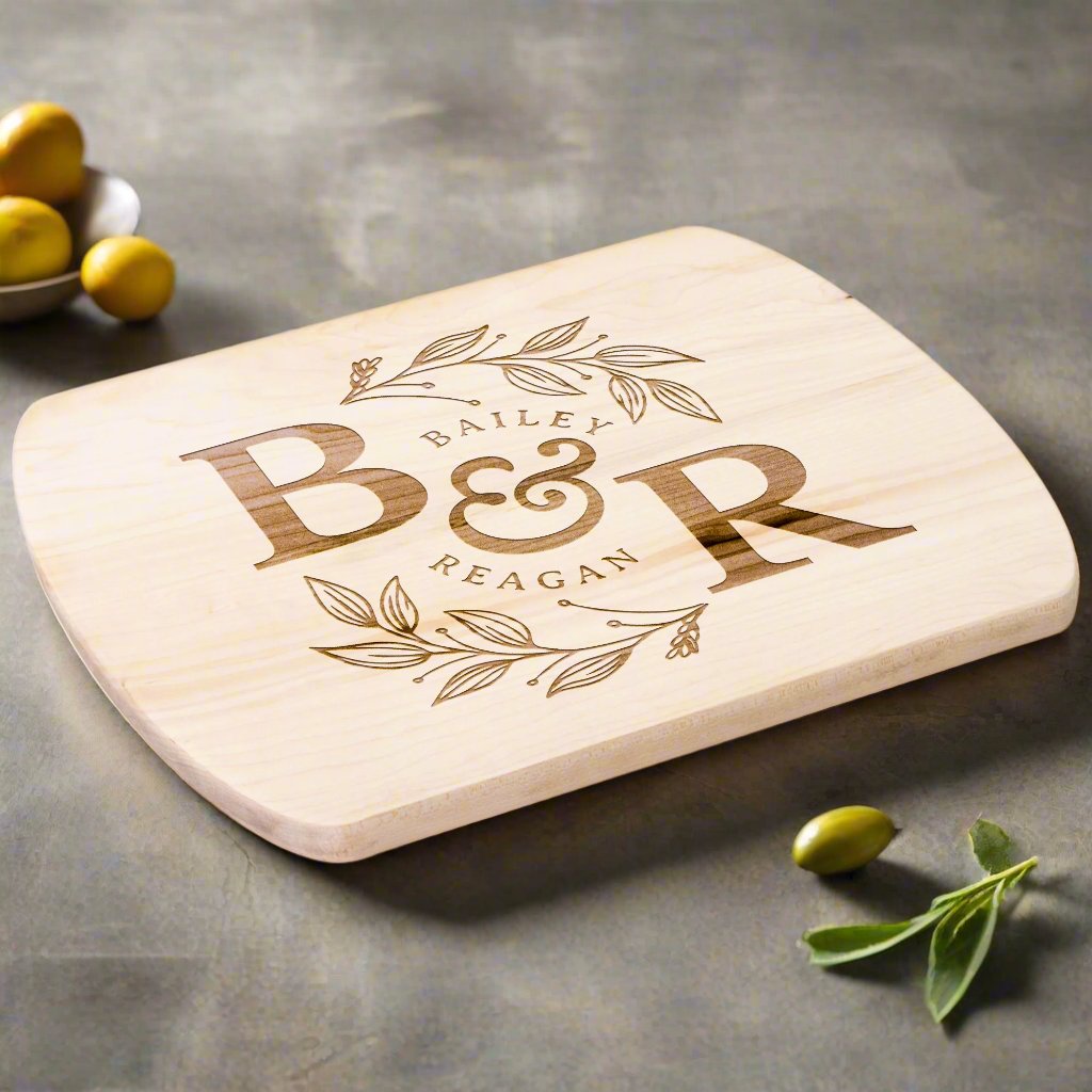 Personalized Monogram Cutting Board