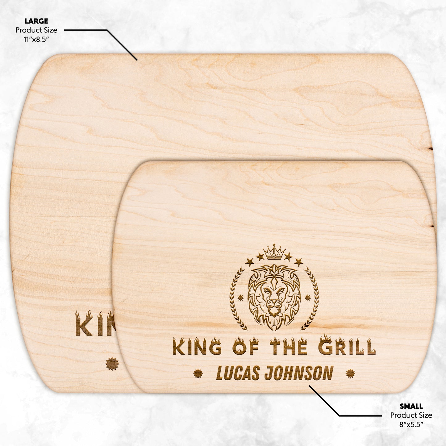 King of the Grill Charcuterie Cutting Board for Dad
