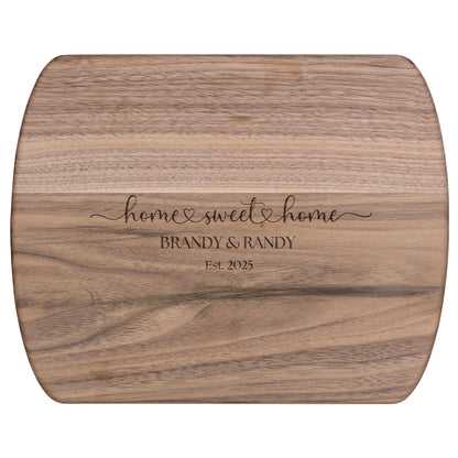 Personalized Cutting Board Wedding Gift | Bamboo Charcuterie Board | Unique Christmas Gift | Bridal Shower & Engraved Engagement Present | Housewarming & Kitchen Gift for Mothers