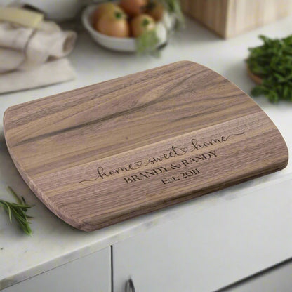 Personalized Cutting Board | Engraved Charcuterie Board | Unique Christmas, Bridal Shower, Housewarming & Kitchen Gift for Moms