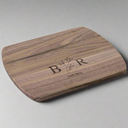 Personalized Cutting Board Wedding Gift | Hardwood Charcuterie Board | Unique Christmas Gift | Bridal Shower & Engraved Engagement Present | Housewarming & Kitchen Gift for Mothers