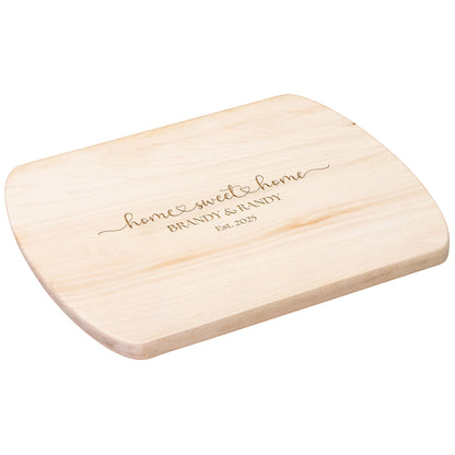 Personalized Cutting Board Wedding Gift | Bamboo Charcuterie Board | Unique Christmas Gift | Bridal Shower & Engraved Engagement Present | Housewarming & Kitchen Gift for Mothers
