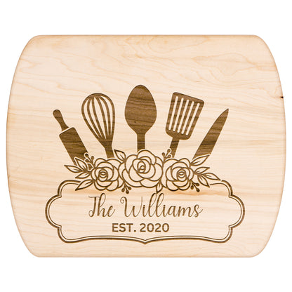 Personalized Cutting Board | Engraved Charcuterie Board | Unique Christmas, Bridal Shower, Housewarming Gift