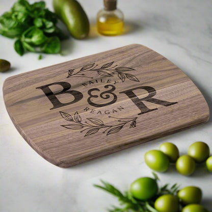 Personalized Monogram Cutting Board