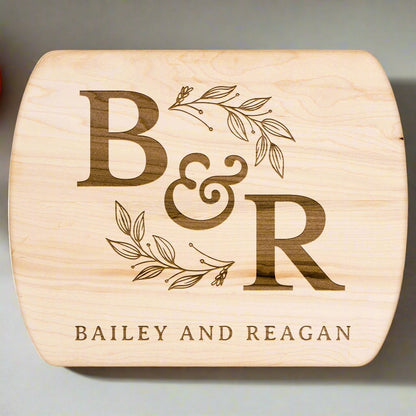 Personalized Monogram Cutting Board