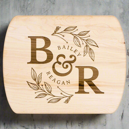 Personalized Monogram Cutting Board