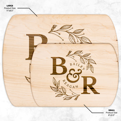Personalized Monogram Cutting Board